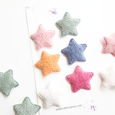 Soft Star Saçsız Bebek Tokası| 5cm