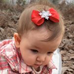 Snowflake Saçsız Bebek Tokası 8cm